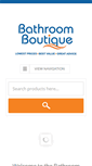 Mobile Screenshot of bathroomboutique.com